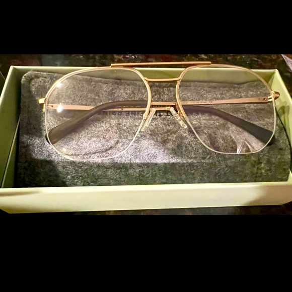 LOOK OPTIC Accessories - Gold Metal Aviator Glasses - Women Accessories